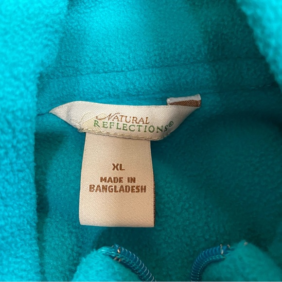 Natural Reflections fleece jacket women's size XL full zip gorpcore - Picture 5 of 9